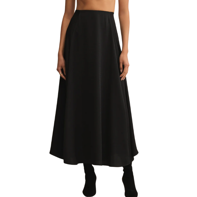 Northpointe Satin Midi SKirt