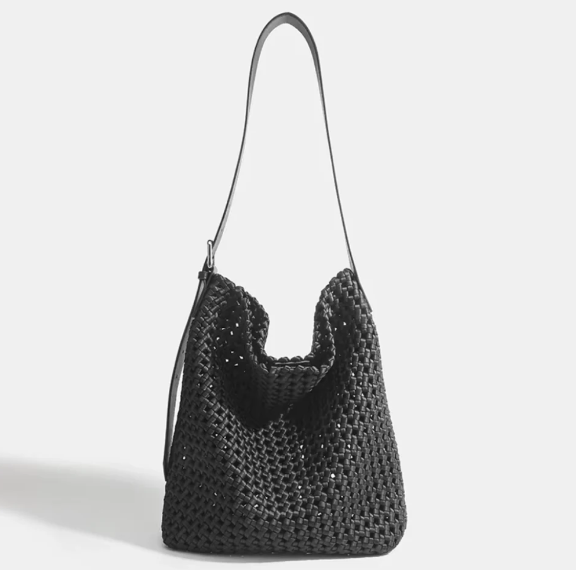 Osler Nylon Hobo Tote {Black}