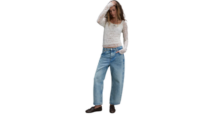 Deep Trance Dropped Boyfriend Jeans - 26