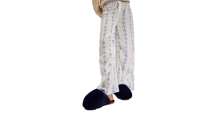 Snowball Slipper {Navy}
