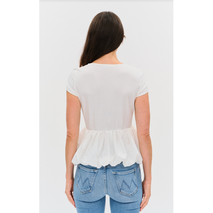Peplum Pixie Top