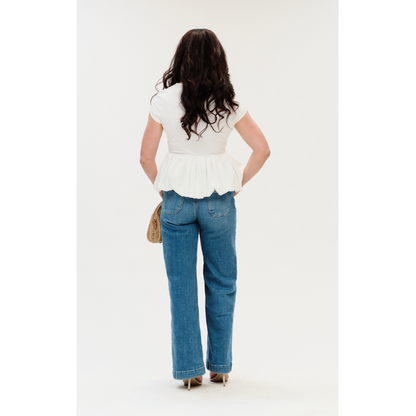 Peplum Pixie Top