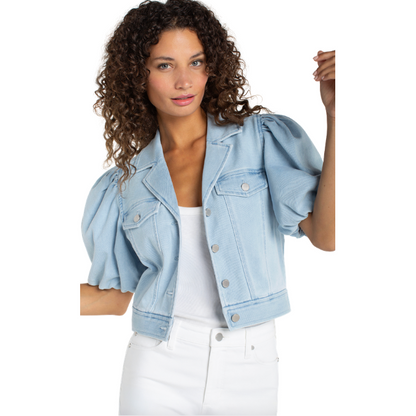 Puff Sleeve Trucker Jacket