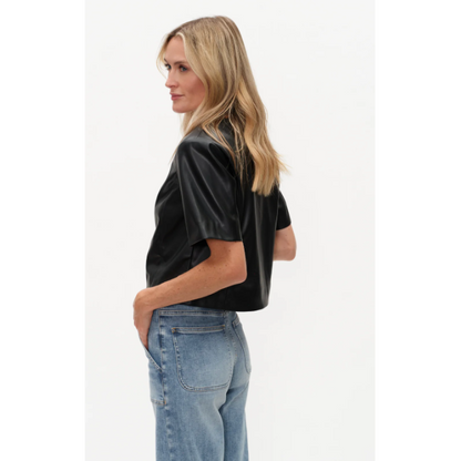 Quinn Faux Leather Jacket
