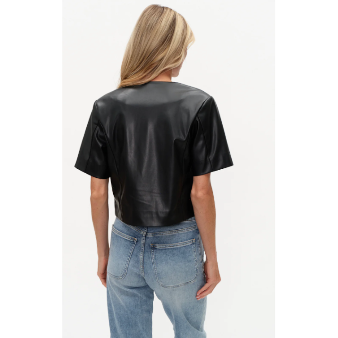 Quinn Faux Leather Jacket