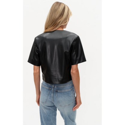 Quinn Faux Leather Jacket