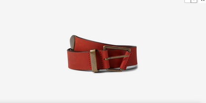 WTF Getty Leather Belt - Black M/L