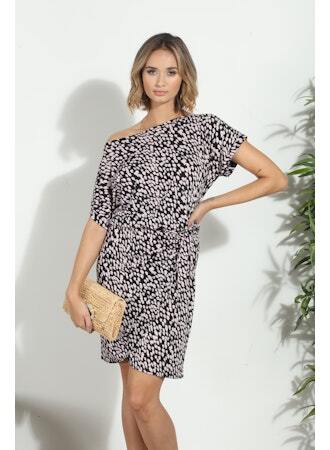 Tahiti Faux Wrap Dress