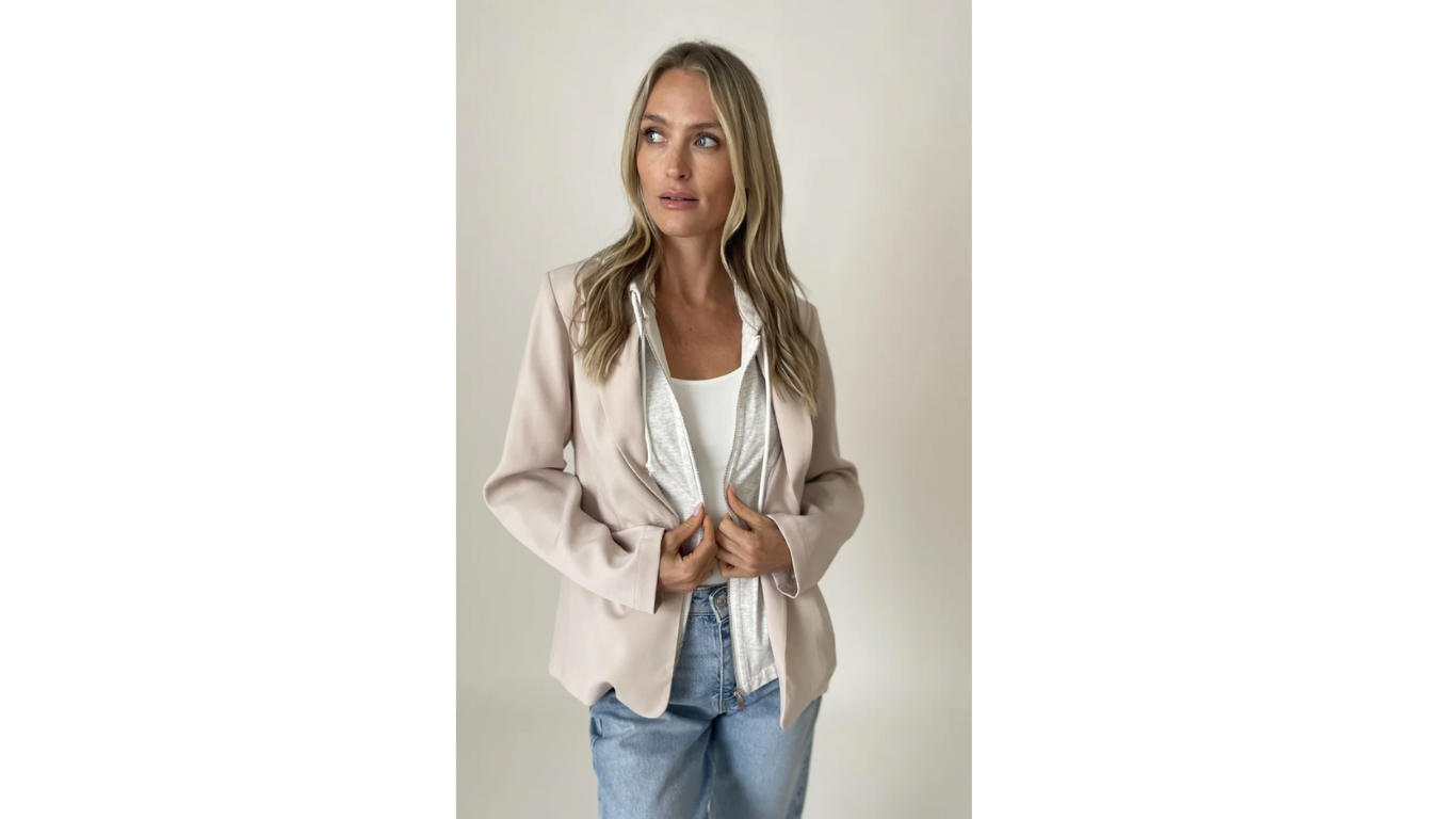 Drew Blazer {Blushing Rose} - M