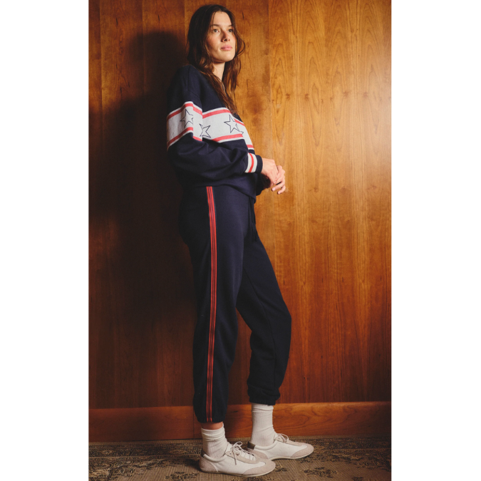 Side-Stripe Sweatpants
