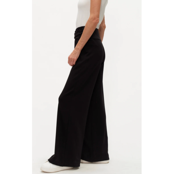 Sofia Ruched Waistband Wide Leg Pant