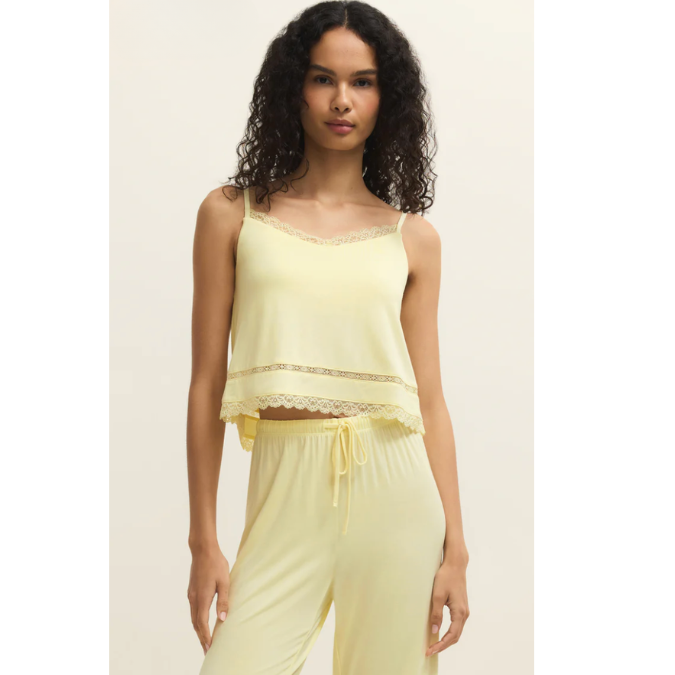 Gigi Cropped Lace Cami