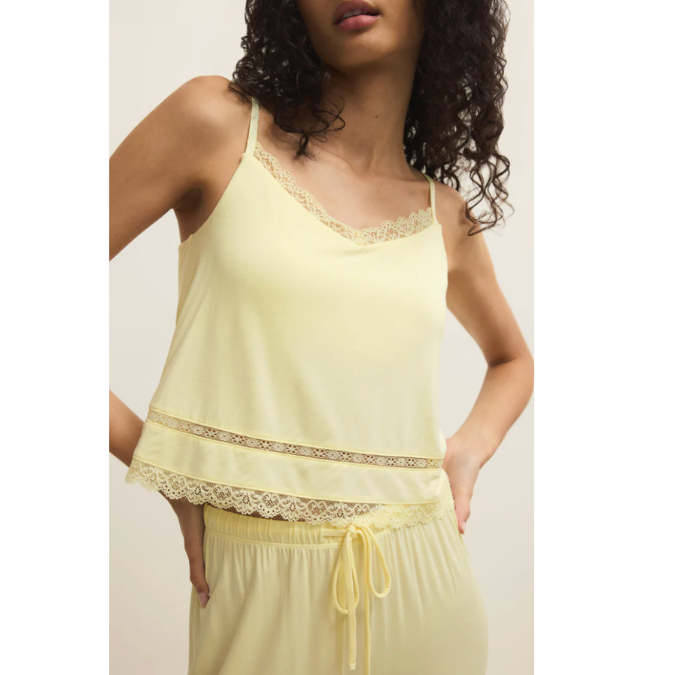 Gigi Cropped Lace Cami