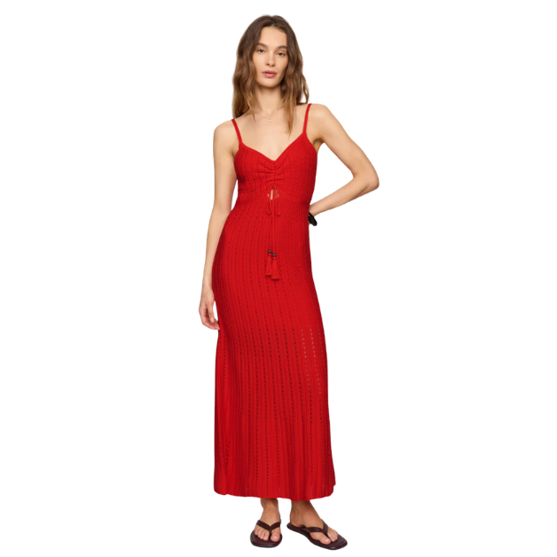 Sunda Crochet Midi Dress