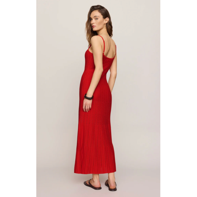 Sunda Crochet Midi Dress