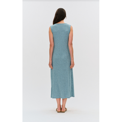 Sutton Ribbed Button Dress