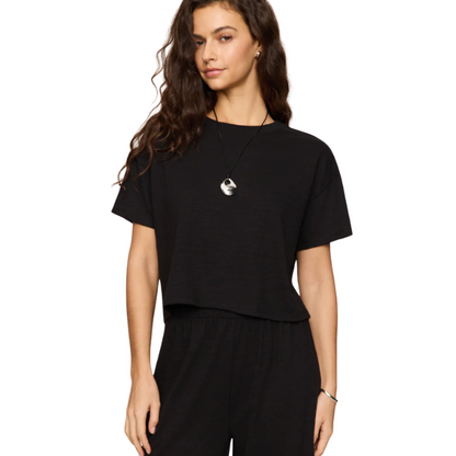 Sway Textured Crop Tee