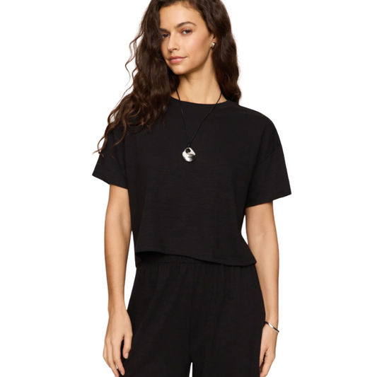 Sway Textured Crop Tee