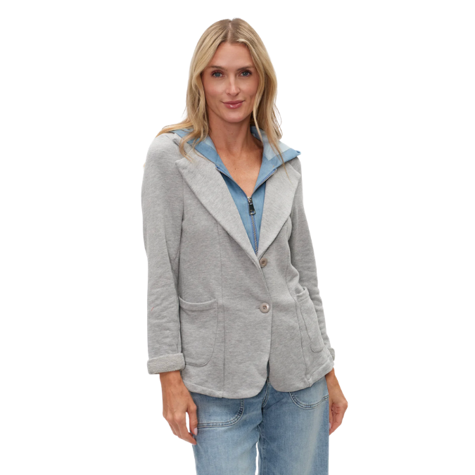 Torino Blazer {Heather Grey}