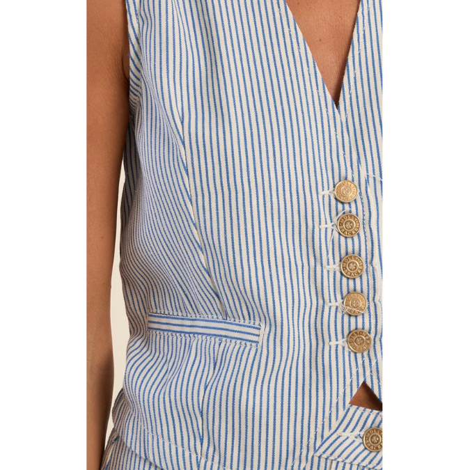 Ladies Stripe Vest