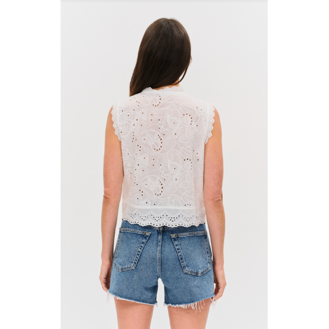 Wren Eyelet Top
