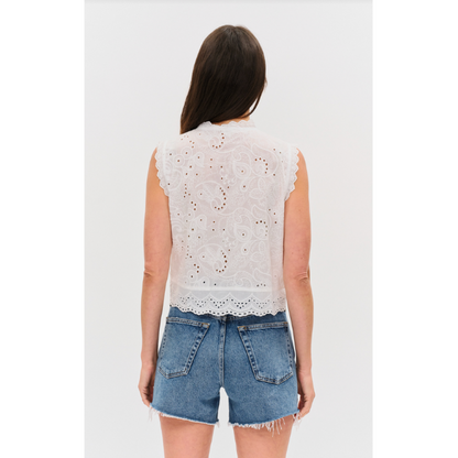 Wren Eyelet Top