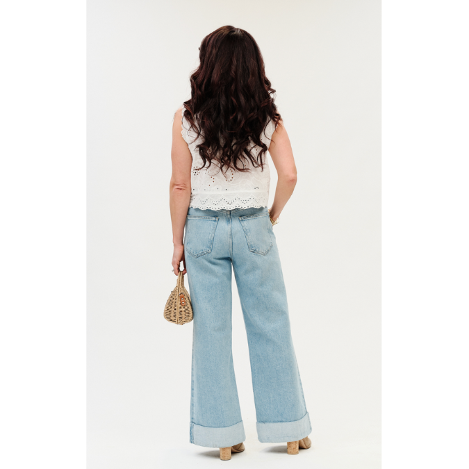 Wren Eyelet Top